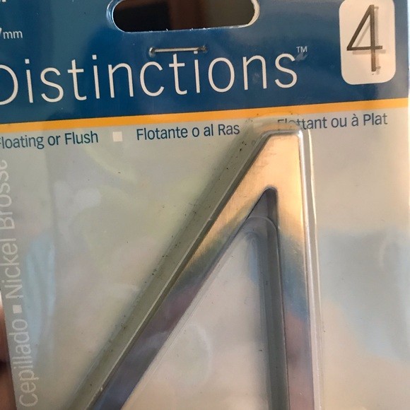 Nickel plated House Numbers - Picture 8 of 9